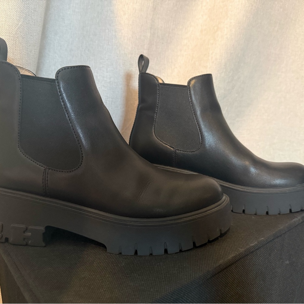 COACH Women’s Black Chelsea Boots